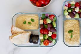 greek lunch box meal prep the