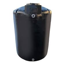 Black Vertical Water Storage Tank