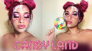candy land halloween makeup look