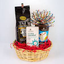 chlain chocolate coffee gift basket