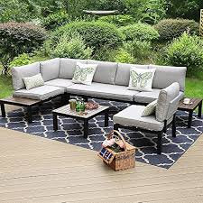 Metal Outdoor Sectional Sofa Sets