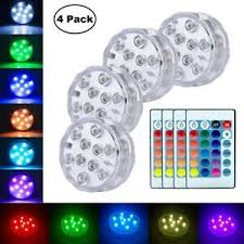 4x Remote Control Color Colored Led Light Boundary Style Waterproof Efx Accent A 744110988161 Ebay