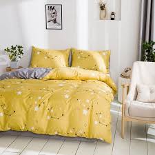 Bedding Sets Stars Duvet Cover Yellow