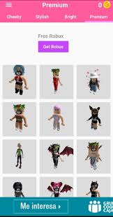 Free robux this is easy to use and will help you easily find and earn roblox free robux then you redeem codes generator. Girl Skins For Roblox 15 5 0 Descargar Para Android Apk Gratis