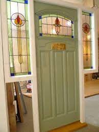 stained glass door glass front door