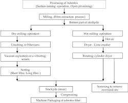 2 1 Flow Chart Of Asbestos Processing Download Scientific