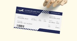 10 Plane Boarding Ticket Designs Templates Psd Ai