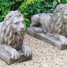Stone Lion Garden Statues Dragonstone