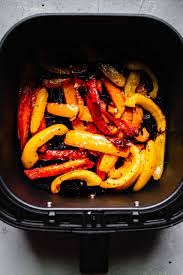 easy air fryer peppers perfectly