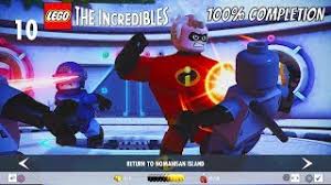 Box to the left by shelve on the bottom near screech Lego The Incredibles 100 Completion Chapter 5 House Parr Ty Hypershock And Screech Unlocked Free Online Games