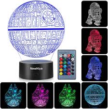 Amazon Com 3d Illusion Star Wars Night Light Three Pattern And 7 Color Change Decor Lamp Perfect Gifts For Kids And Star Wars Fans Home Kitchen