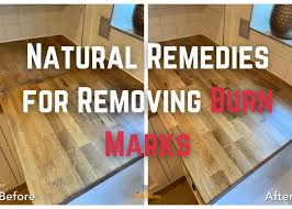 how to remove burn marks from wood in
