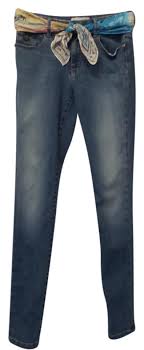 Odd Molly Medium Blue Wash 223 Stretch It Slim Fit Jean Scarf Skinny Jeans Size 27 4 S 65 Off Retail