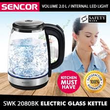 Qoo10 Electric Glass Kettle 2l