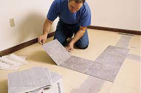 Apr 23, 2021 · allow the new vinyl floor to acclimate to the room by leaving it in the room where it'll be installed for at least 24 hours before cutting. How To Lay A Vinyl Tile Floor This Old House