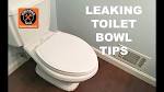 How to fix a leaking toilet bowl