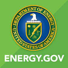 US Department of Energy Seal. Text below reads: Energy.gov
