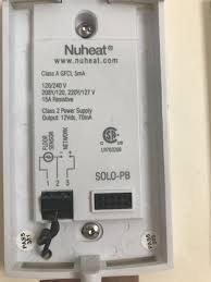 nuheat radiant floor heating thermostat