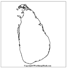 View sri lanka country map, street, road and directions map as well as satellite tourist map. Printable Blank Map Of Sri Lanka Outline Transparent Map