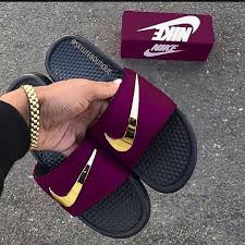 Fashion adidas nmd slides white black mens sale online. Men Man Shoes Sandals Nike In 2020 Gold Nike Slides Nike Slides Latest Nike Shoes