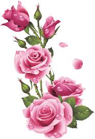 rose flower png artificial pink