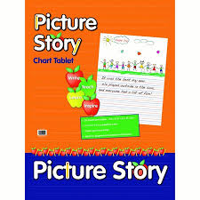 Pacon Chart Tablet Picture Story 24 Inch X 32 Inch White