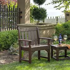 polywood garden vineyard arm chair