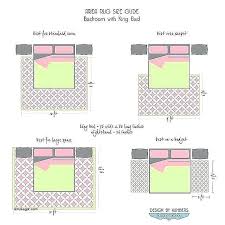 rug size for king bed area rug size