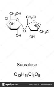 sucralose chemical formula skeletal