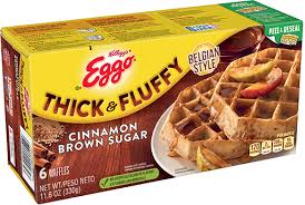 fluffy cinnamon brown sugar waffles