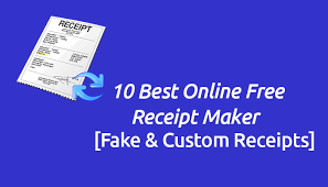 Top 10 Fake Receipt Maker Available Online In 2019