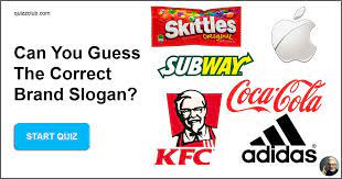 Buzzfeed staff can you beat your friends at this quiz? Can You Guess The Correct Brand Slogan Trivia Quiz Quizzclub