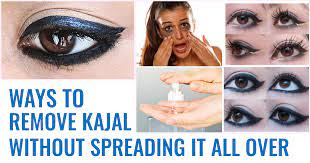 8 ways to remove kajal from eyes