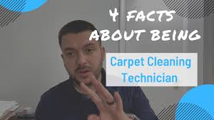 a carpet cleaning technician
