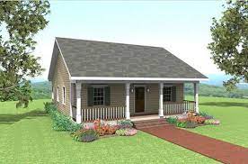 Small Country House Plan 2 Bedrms 1