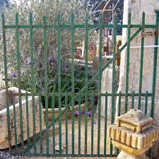 Antique Open Worked Wrought Iron Gates