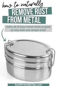 how to remove rust from metal earth