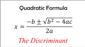 Discriminant Calculator Step By