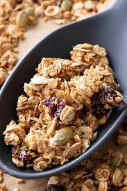 granola with flax seed beaming baker