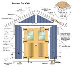 10 12 storage shed plans blueprints