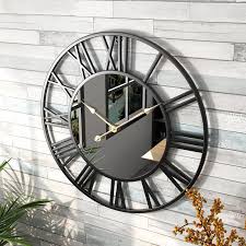 Ironmirror Wrought Iron Wall Clock With