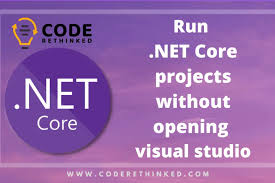 run dotnet core projects without