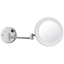 round wall mounted 3x makeup mirror
