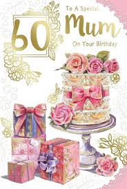 mum 60th birthday card
