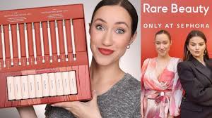 i tried rare beauty s new lipsticks