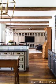 rich traditional two toned kitchen and