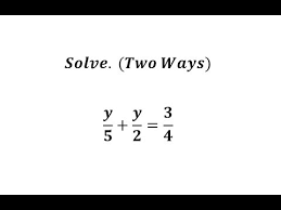 solve linear equation with fractions
