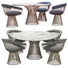 Knoll Platner Dining Table With Chair