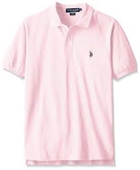 Galleon U S Polo Assn Mens Classic Polo Shirt Pink
