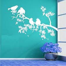 kayra decor bird on tree branch wall
